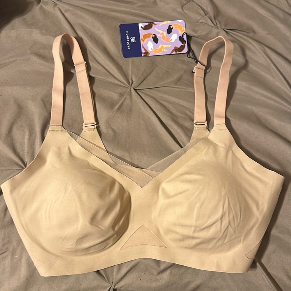 HONEYLOVE Bra, Size Medium, Nude